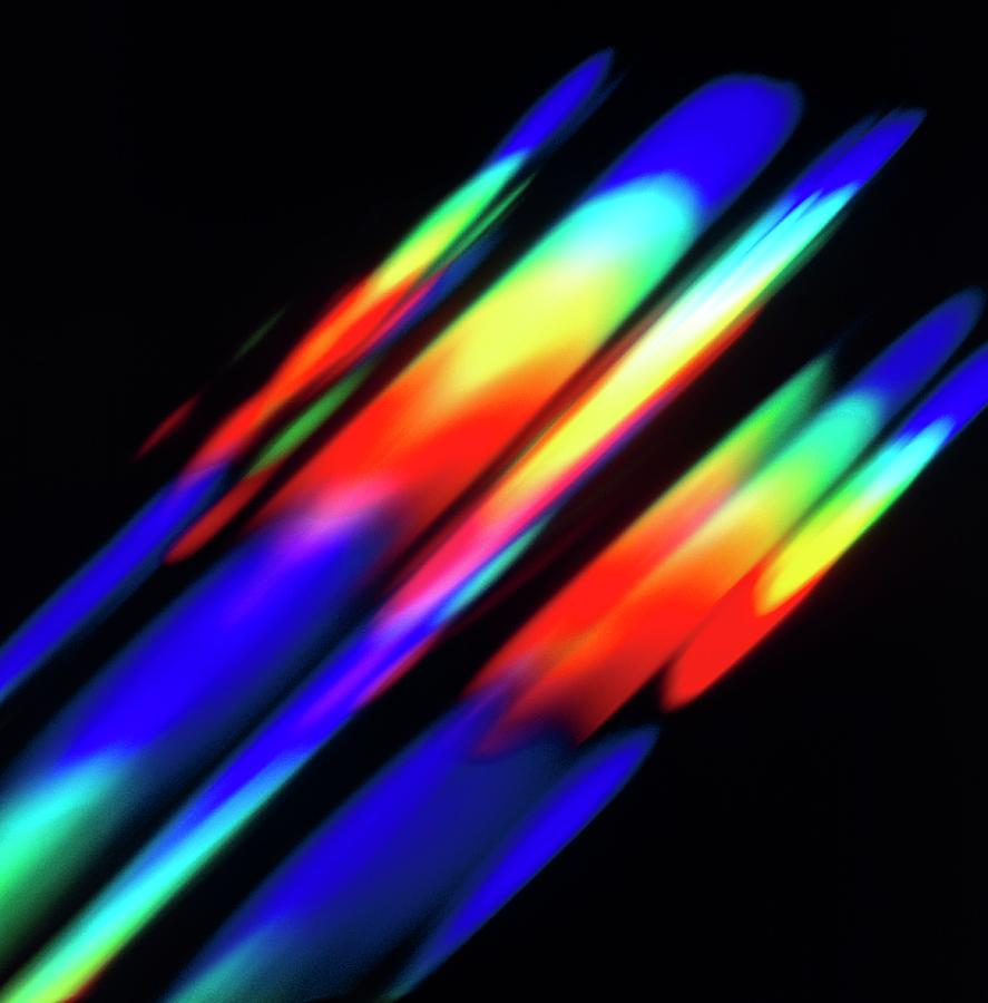 View Of A Light Spectrum #3 Photograph by Alfred Pasieka/science Photo Library