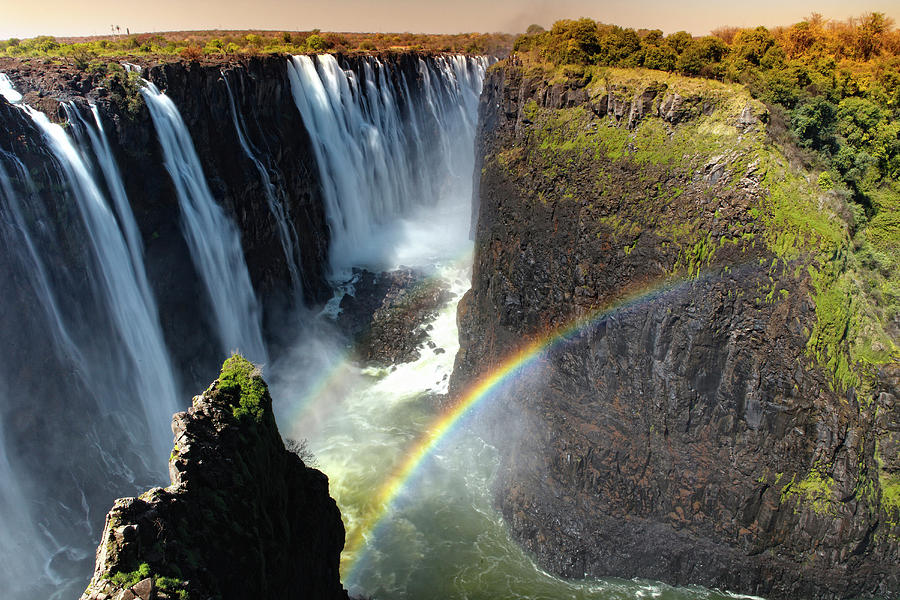 View Of Victoria Falls On The Zambesi Photograph by David Santiago ...