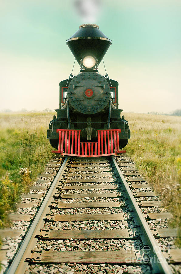 Transportation Photograph - Vintage Train Engine #3 by Jill Battaglia