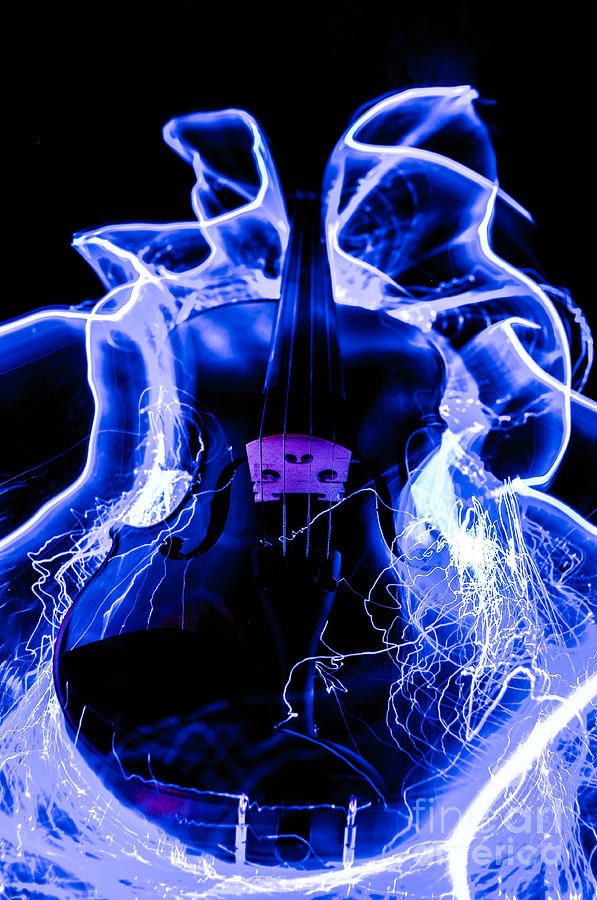 Violin Photograph - Violin  #2 by Gerald Kloss