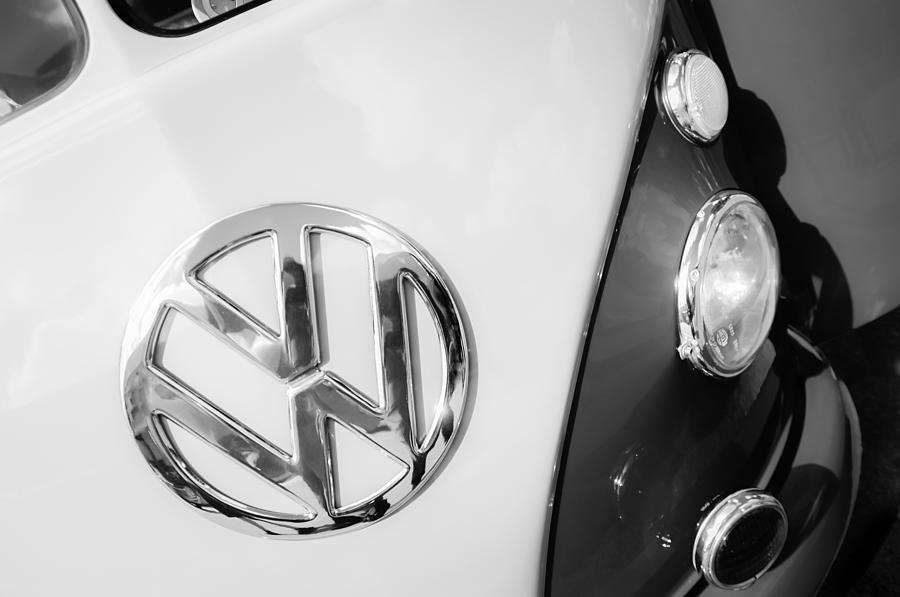 Volkswagen VW Bus Emblem #3 Photograph by Jill Reger