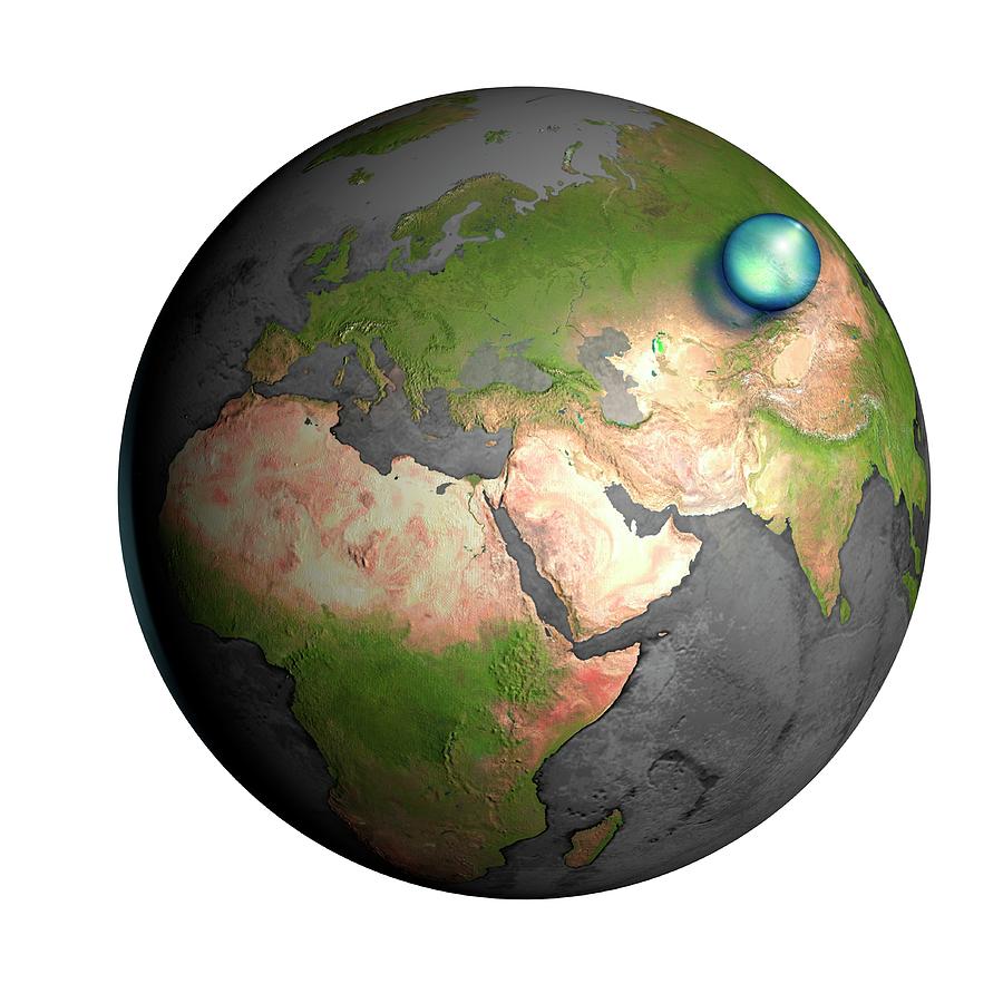 Volume Of Earth's Water Photograph by Mark Garlick Fine Art America