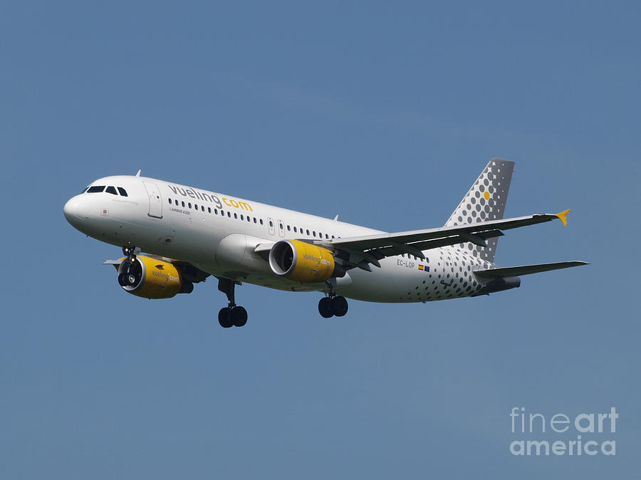 Vueling Airbus A320 #3 Photograph by Paul Fearn