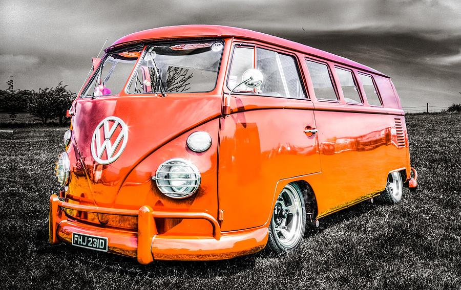 Vw Camper Van Photograph - VW camper van #3 by Ian Hufton