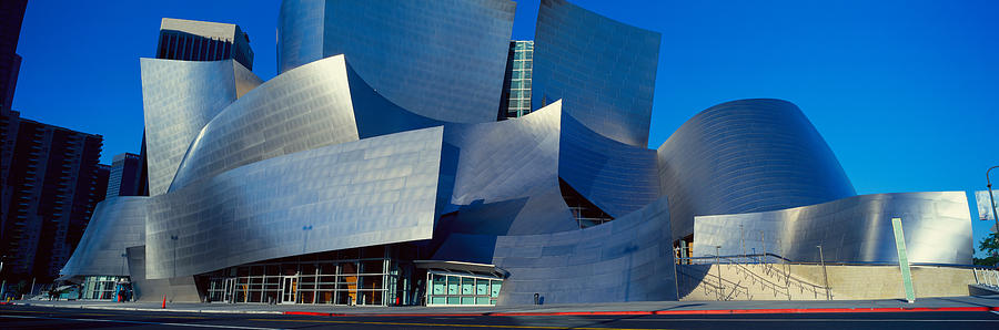 Architecture Photograph - Walt Disney Concert Hall, Los Angeles #3 by Panoramic Images