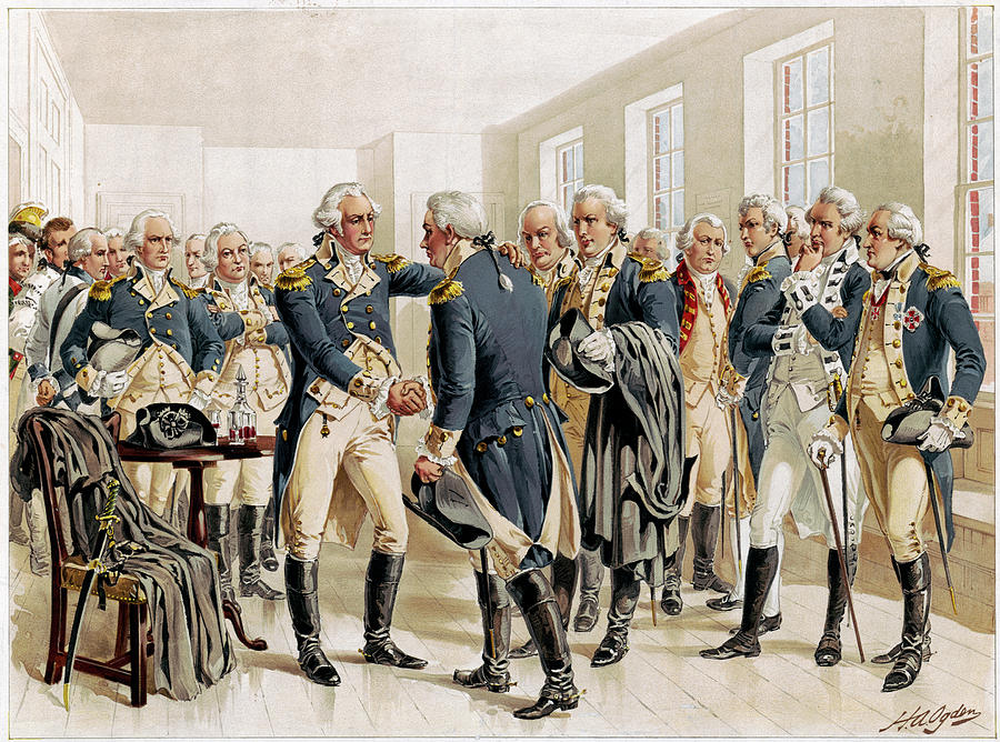 Washington Farewell, 1783 #3 Drawing by Granger
