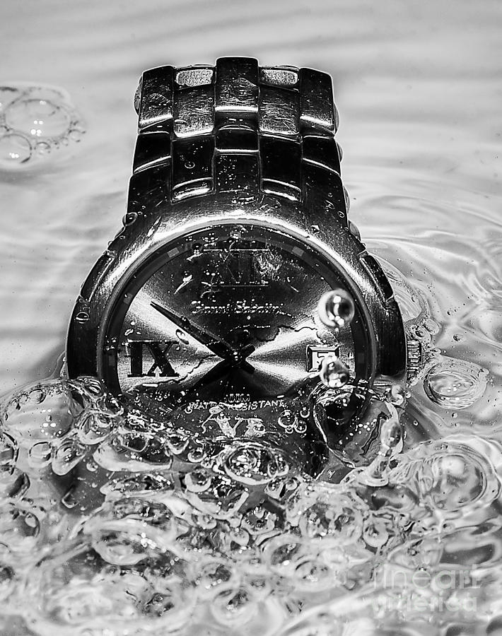 Watch Still Life Photograph - Watches in Water #3 by Keith Thorburn LRPS EFIAP CPAGB