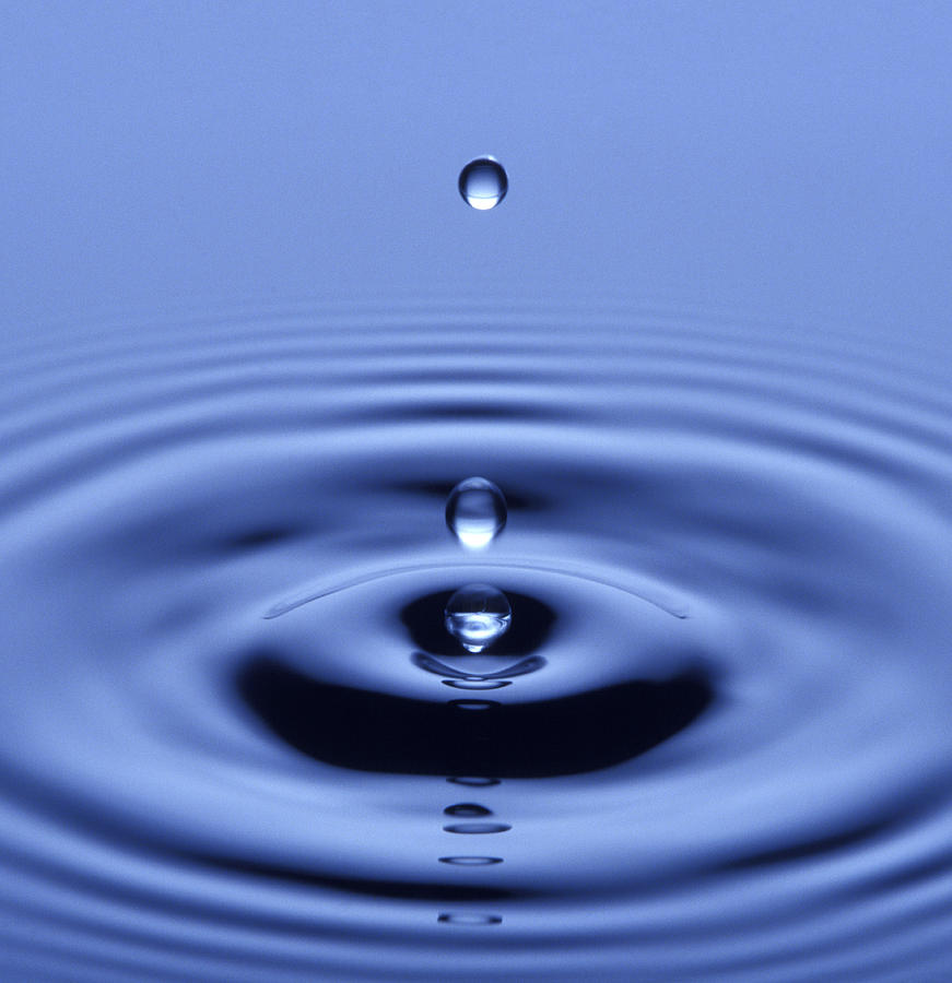 Water Drop #3 Photograph by Phillip Hayson