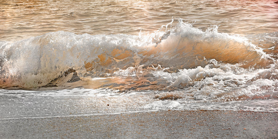 Beach Photograph - Wave #3 by Betsy Knapp