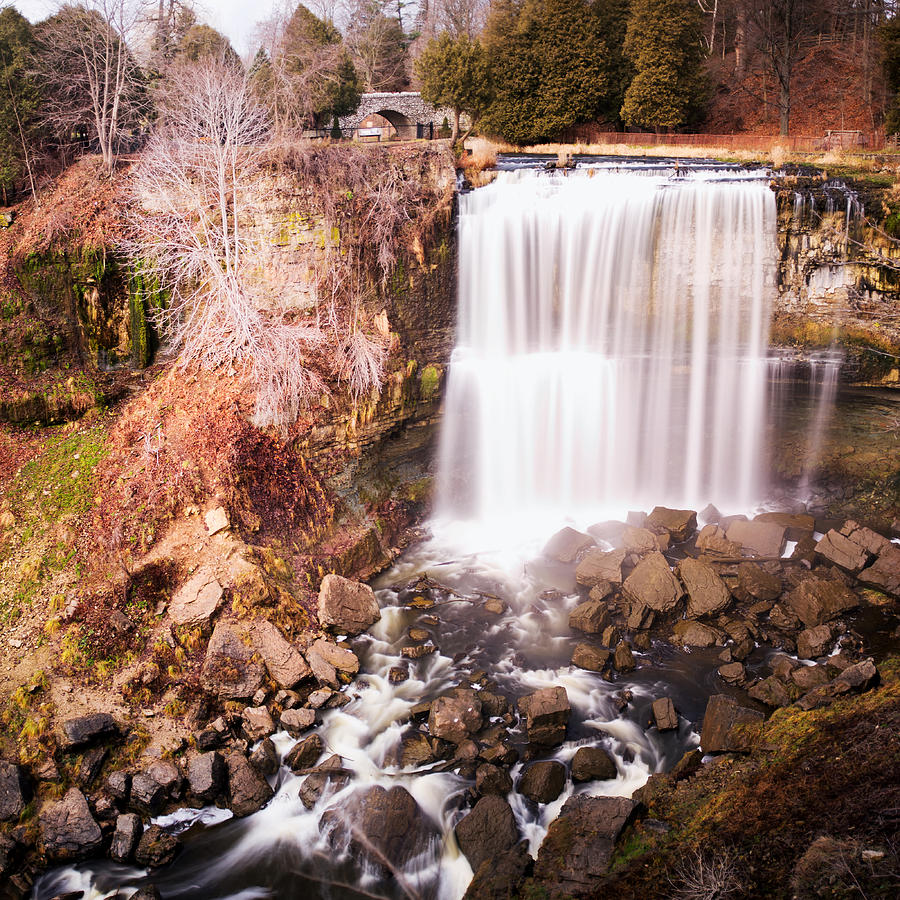 Fall Photograph - Websters Falls #3 by Tanya Harrison