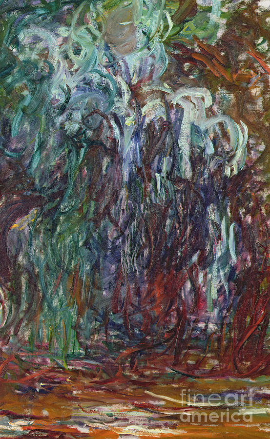 Claude Monet Painting - Weeping Willow by Claude Monet