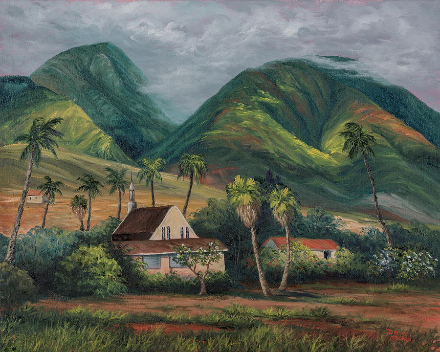 West Maui Mountains Painting by Darice Machel McGuire