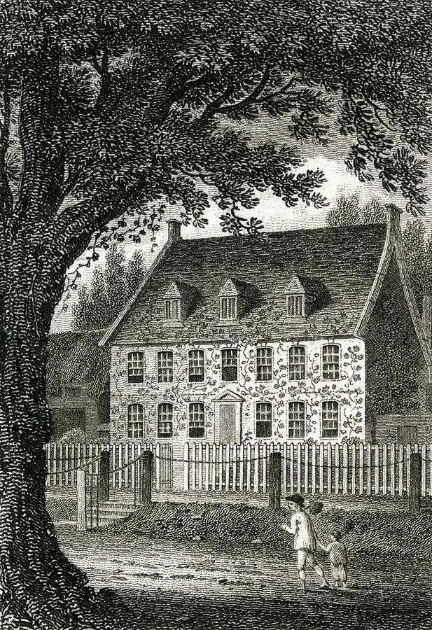 William Cowper English Poet's Home #3 Drawing by Mary Evans Picture ...