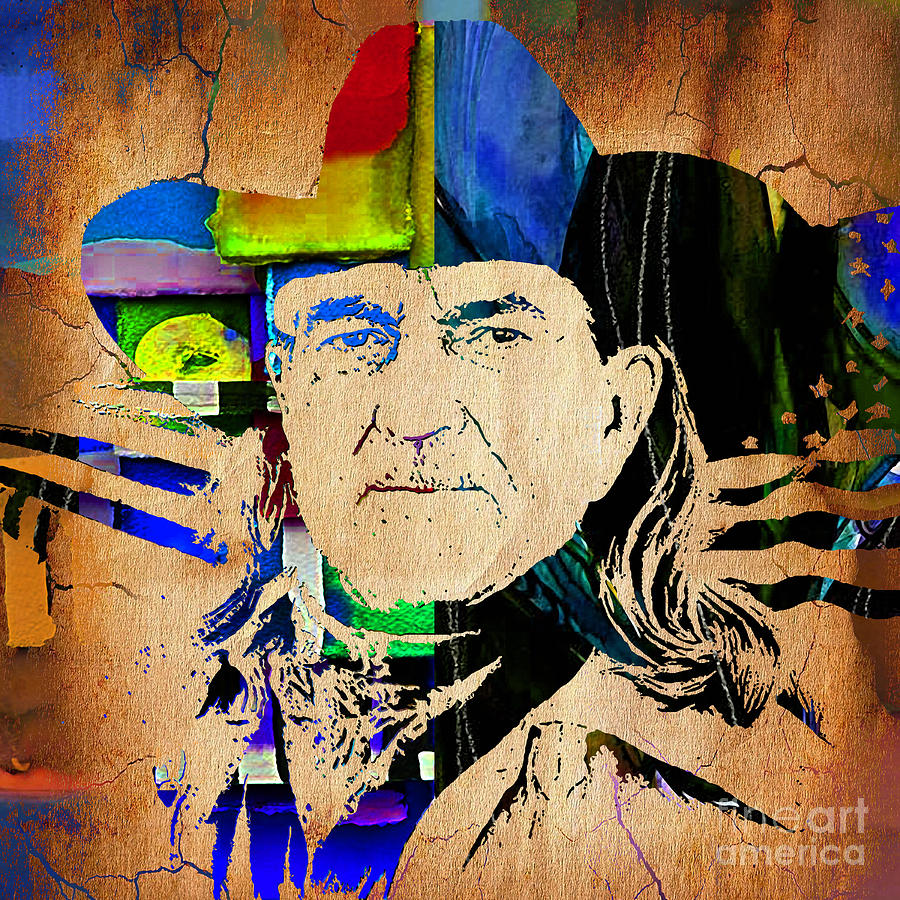Willie Nelson Collection #3 Mixed Media by Marvin Blaine