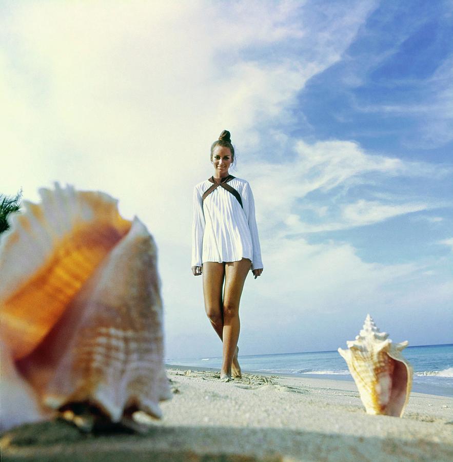Windsor Elliott On A Barbados Beach Photograph by Arnaud de Rosnay