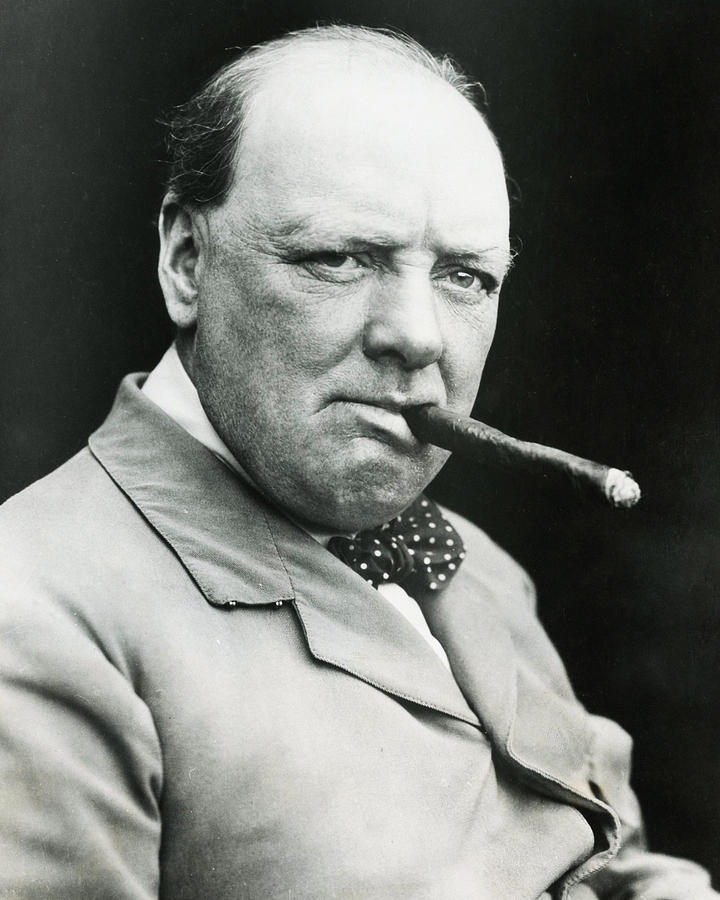 Winston Churchill Photograph By Retro Images Archive - Fine Art America