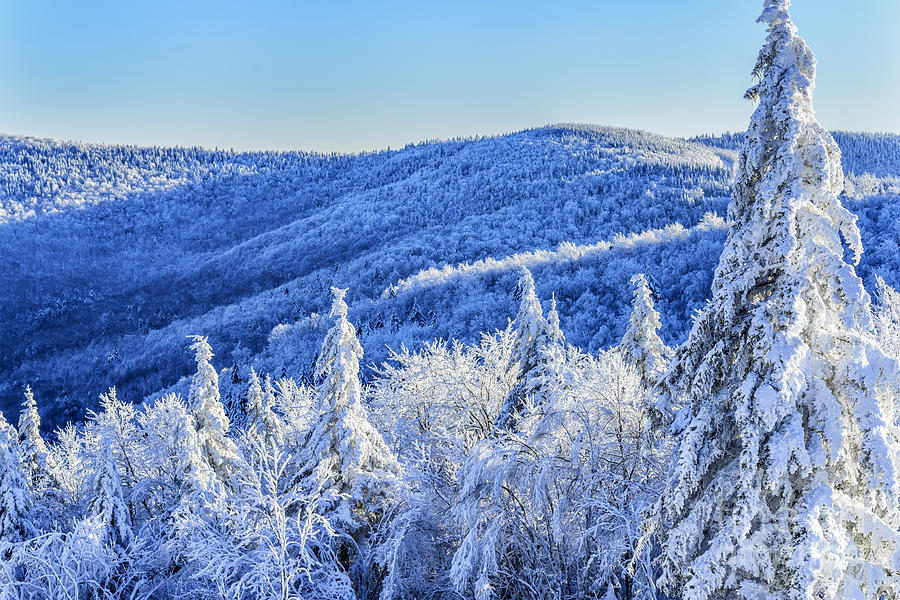 Winter Photograph - Winter View Highland Scenic Highway #3 by Thomas R Fletcher