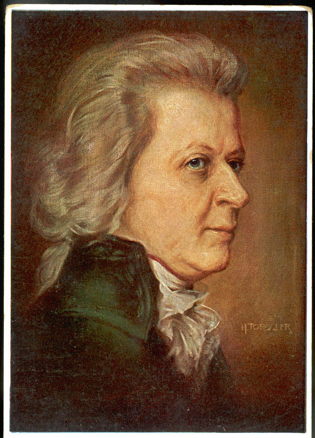 Wolfgang Amadeus Mozart (1756 1791) Drawing by Mary Evans Picture