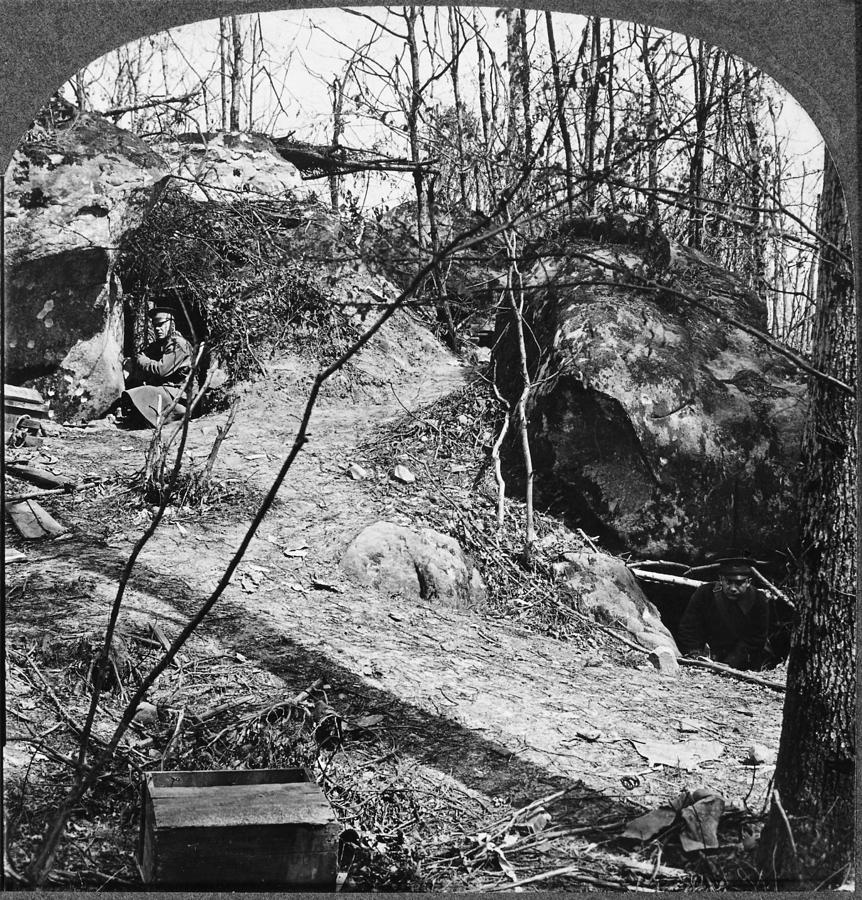 World War I French Trench #3 Photograph by Granger
