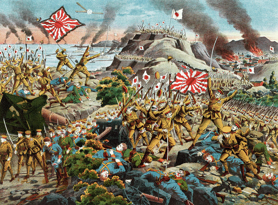 1914 Painting - World War I Tsingtao by Granger