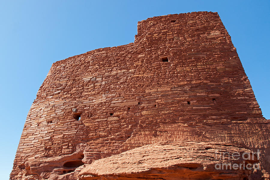 Wukoki Pueblo in Wupatki National Monument #3 Photograph by Fred Stearns