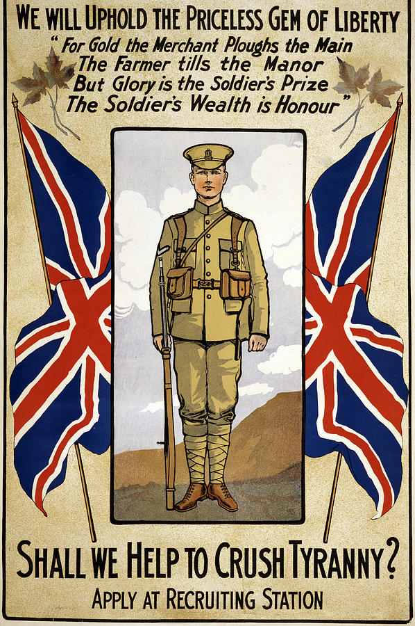 Wwi Recruitment Poster #3 by Granger