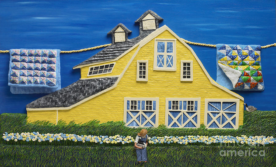 Yellow Barn by Anne Klar Yellow Barn by Anne Klar