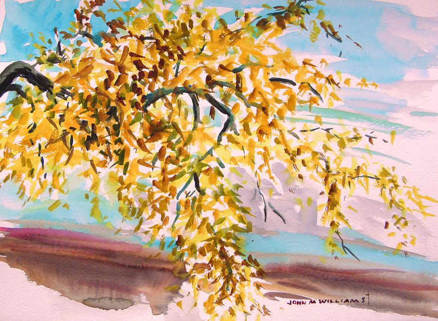 Yellow Maple #1 Painting by John Williams