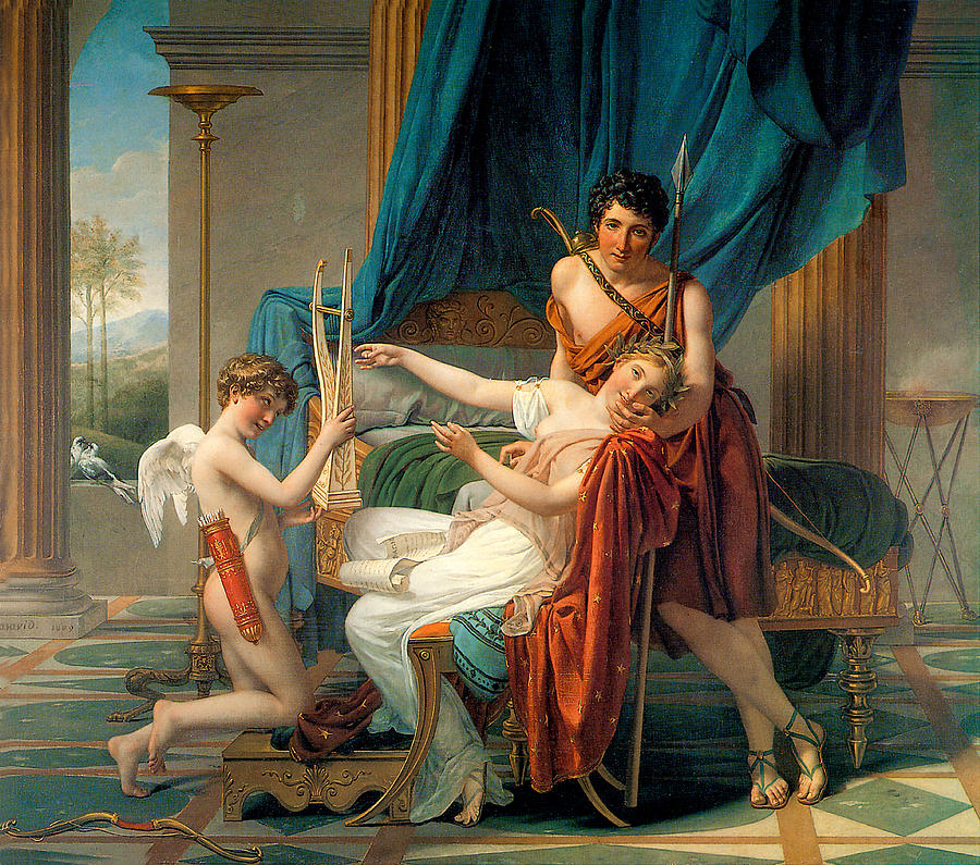Sappho And Phaon Painting