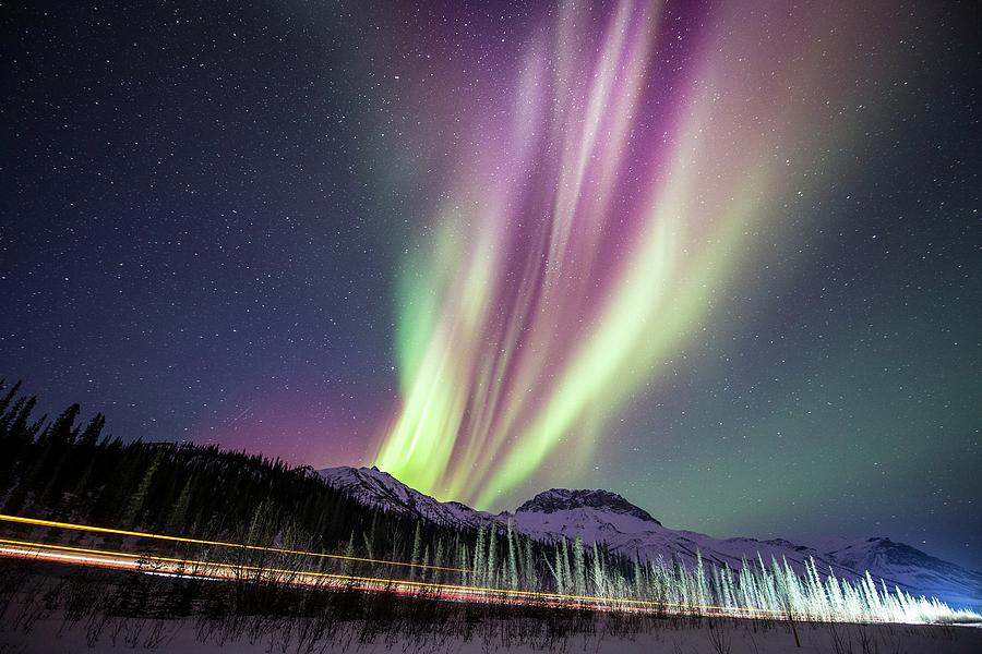 Aurora Borealis In Alaska #30 Photograph by Chris Madeley