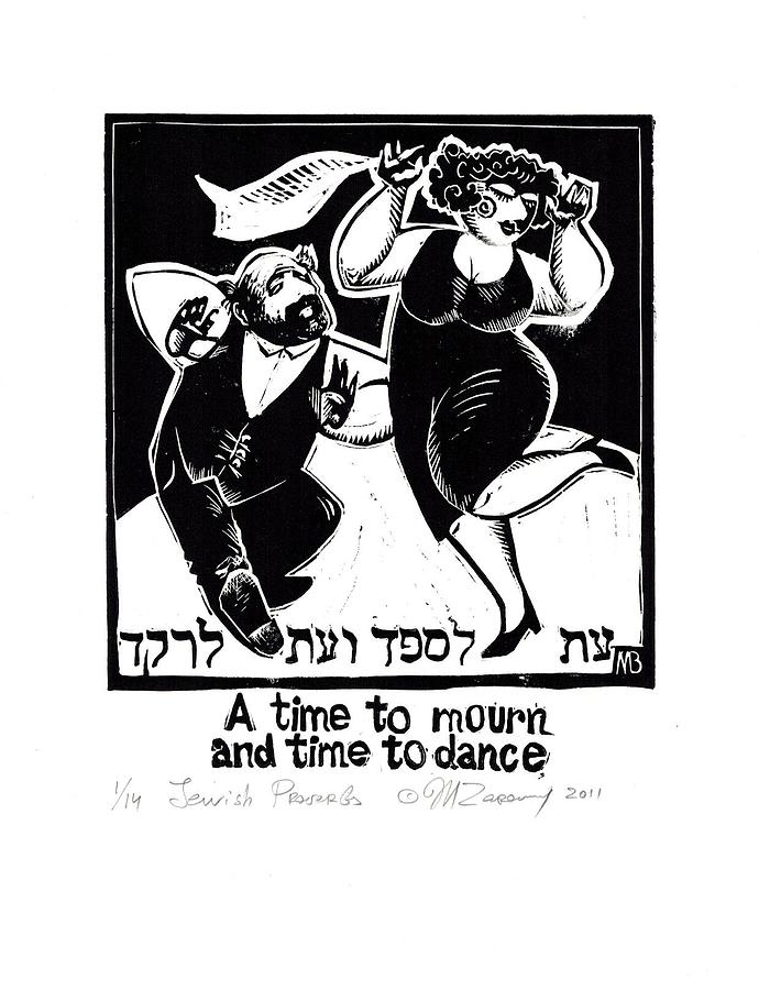 Jewish proverbs #3 Drawing by Mikhail Zarovny