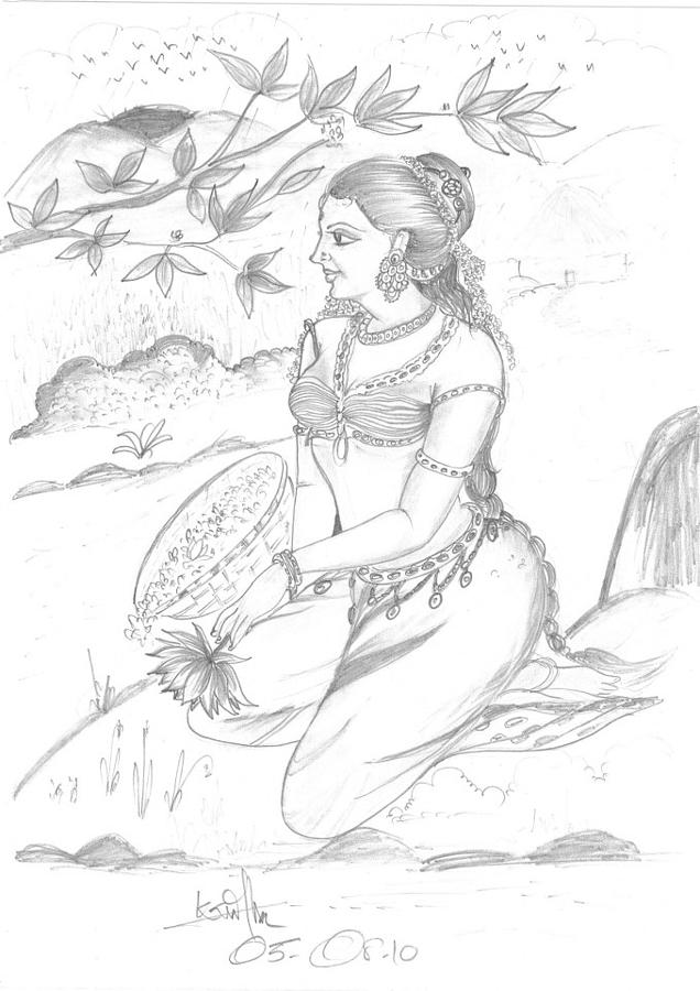 My Art #30 Drawing by Kaveind Kavi Mk