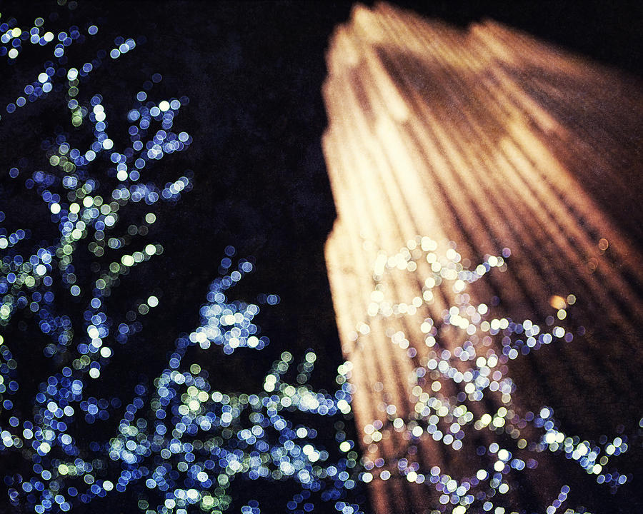 New York City Photograph - 30 Rock at Christmas by Lisa R