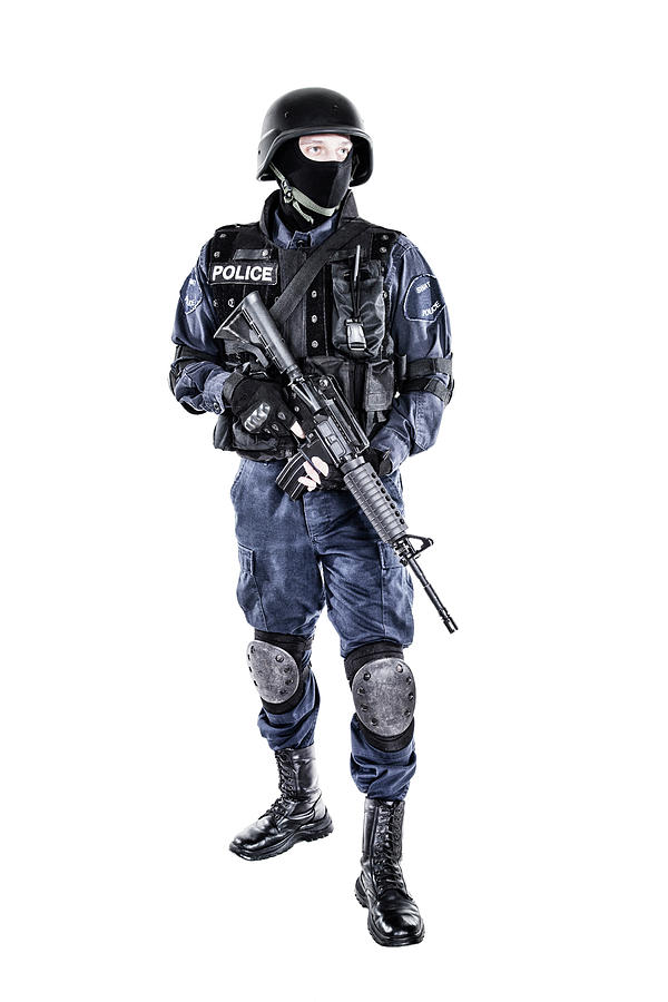 Special Weapons And Tactics Swat Team Photograph by Oleg Zabielin - Pixels