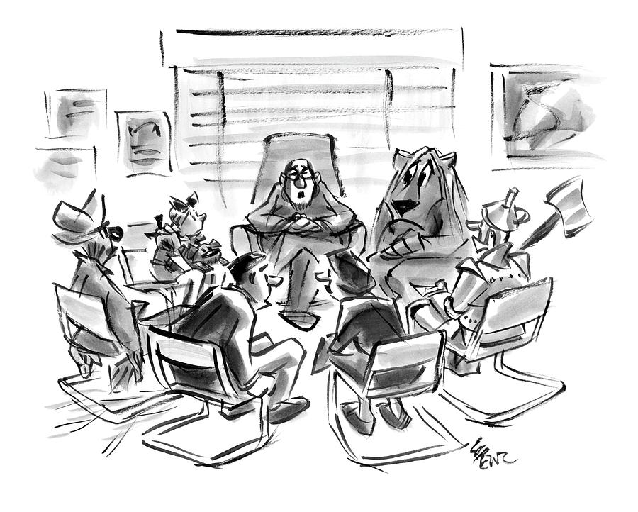 New Yorker August 4th, 2008 Drawing by Lee Lorenz New Yorker August 4th, 2008 Drawing by Lee Lorenz