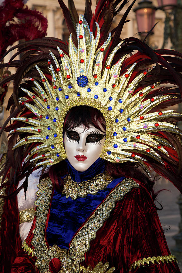 Venice At Carnival Time, Italy Photograph by Darrell Gulin - Fine Art ...