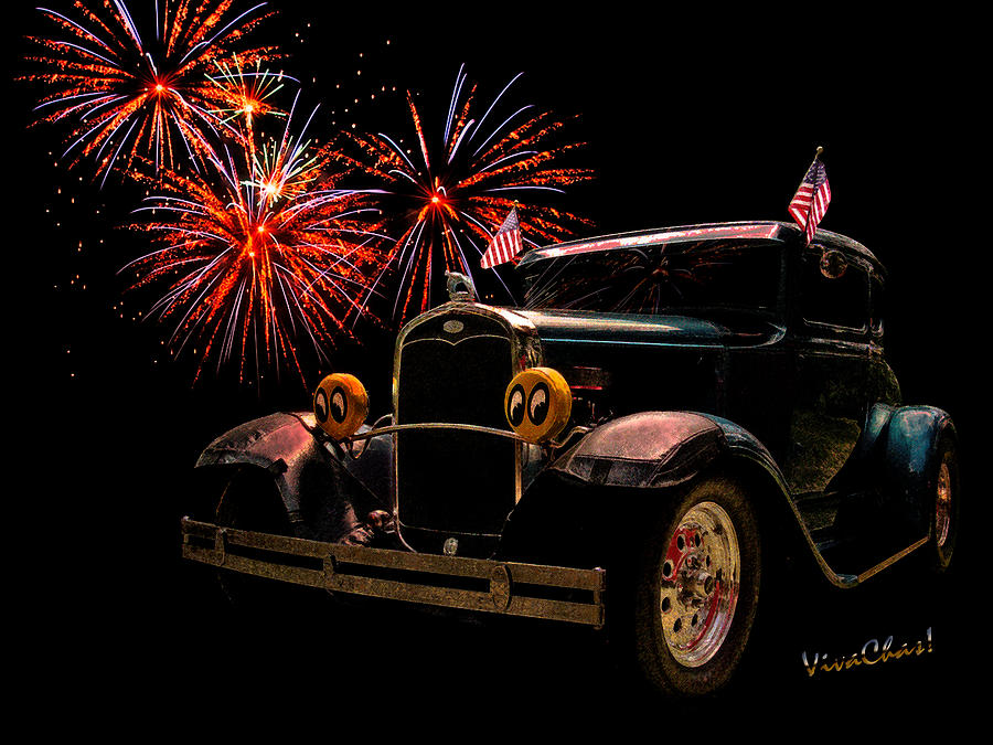 31 Five Window Coupe on the Fourth of July Photograph by Chas Sinklier