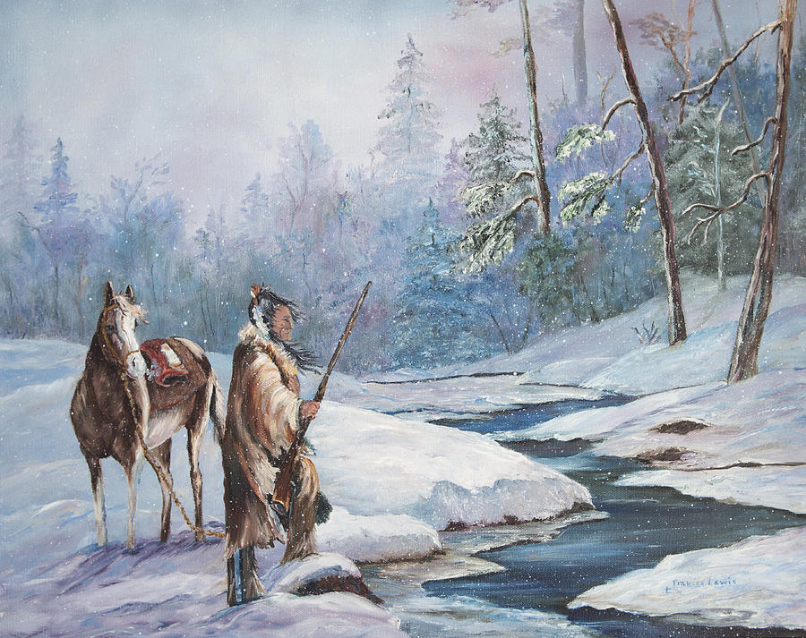 Indian Winter Painting By James Lewis - Fine Art America