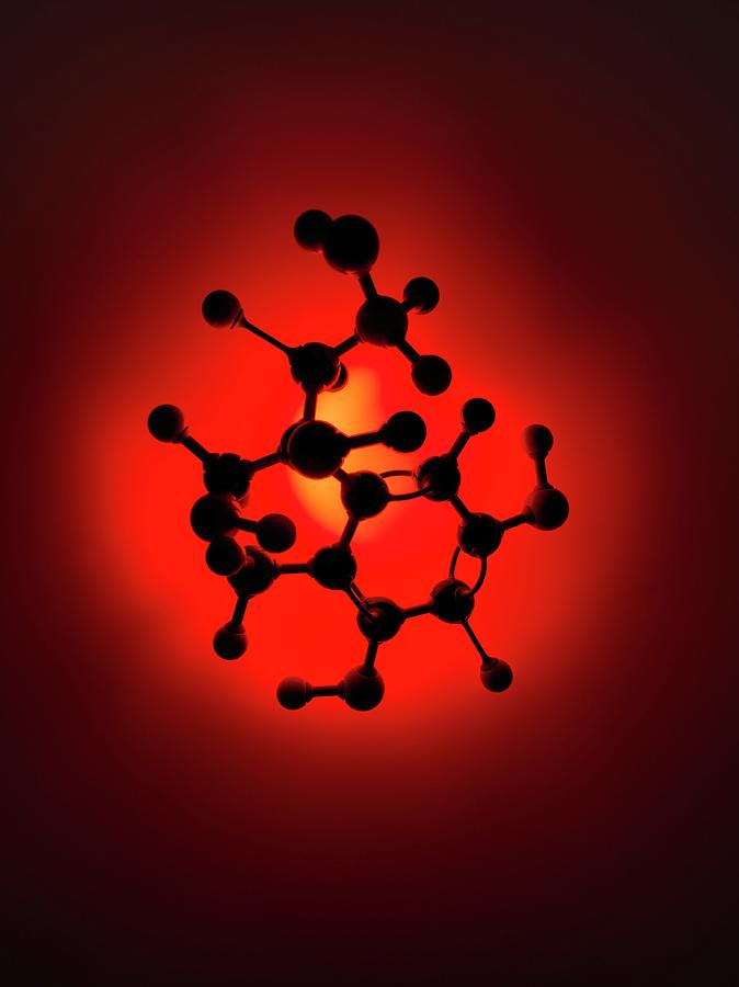 Molecular Model Photograph - Molecular Model #31 by Tek Image