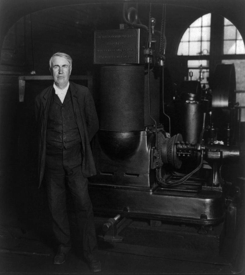 Thomas Edison (1847-1931) #31 Photograph by Granger