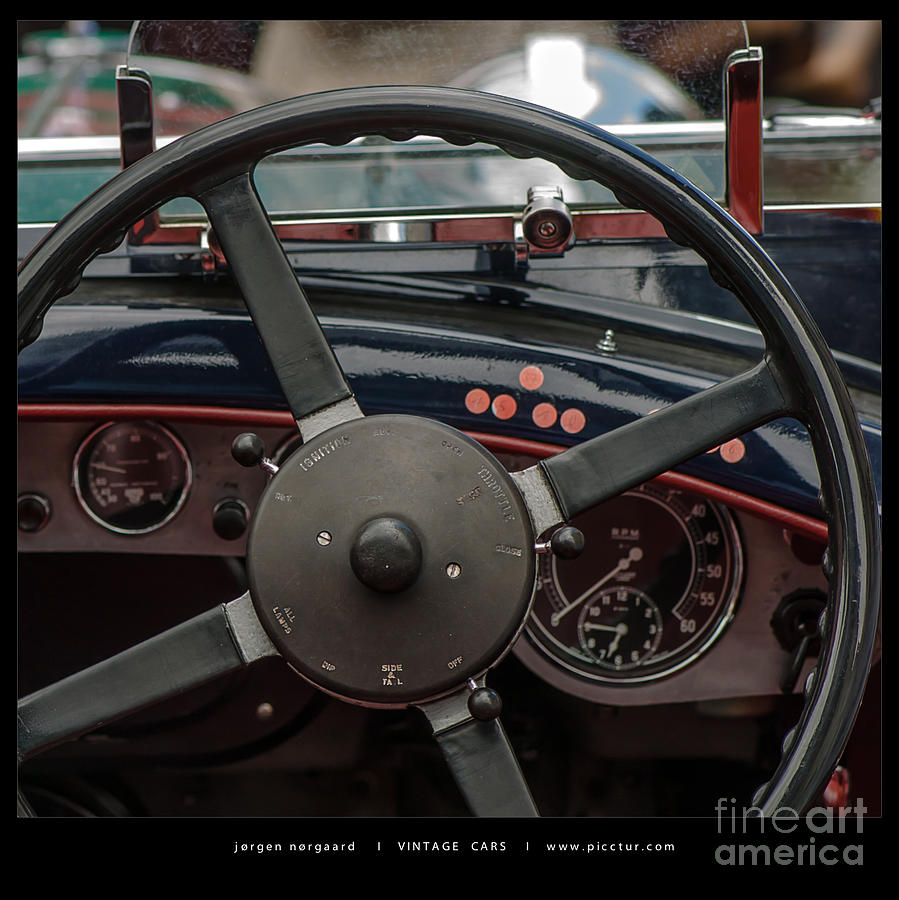 Vintage cars #319 Photograph by Jorgen Norgaard