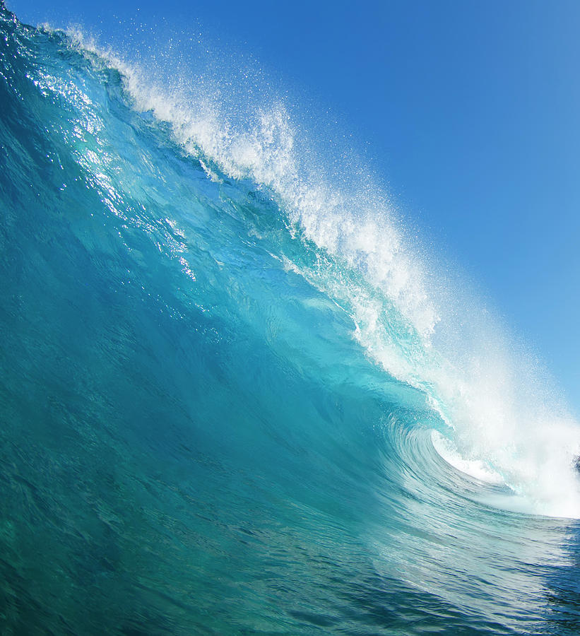 Blue Ocean Wave Photograph by Design Pics Vibe | Fine Art America