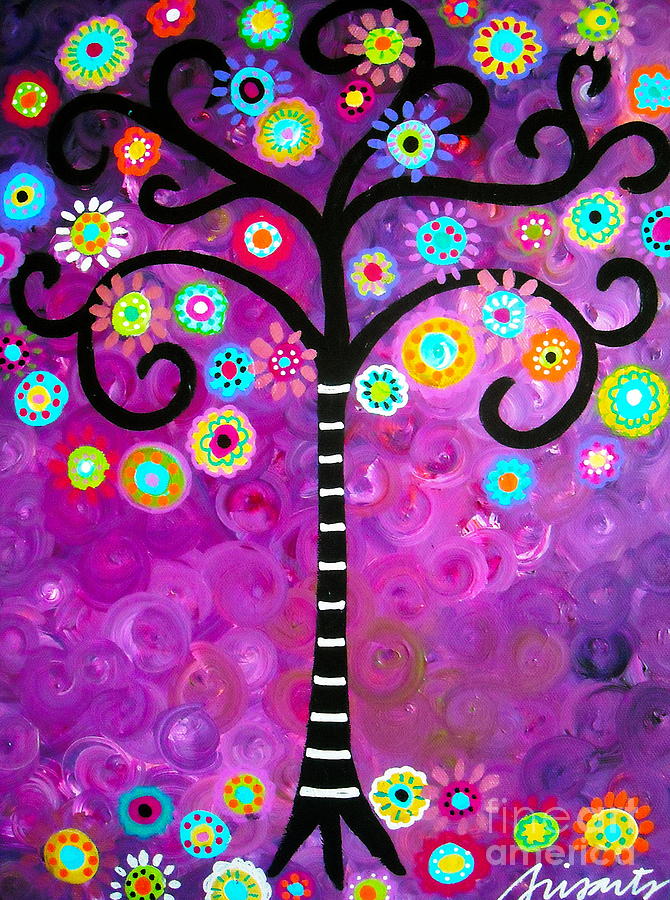 Tree Of Life #6 Painting by Pristine Cartera Turkus