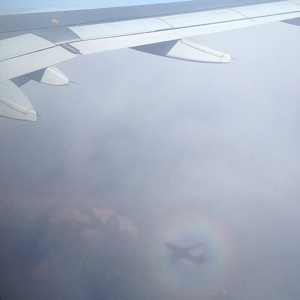 32,000 Feet Shadow Casting On The #32000 Photograph by Wolf Stumpf