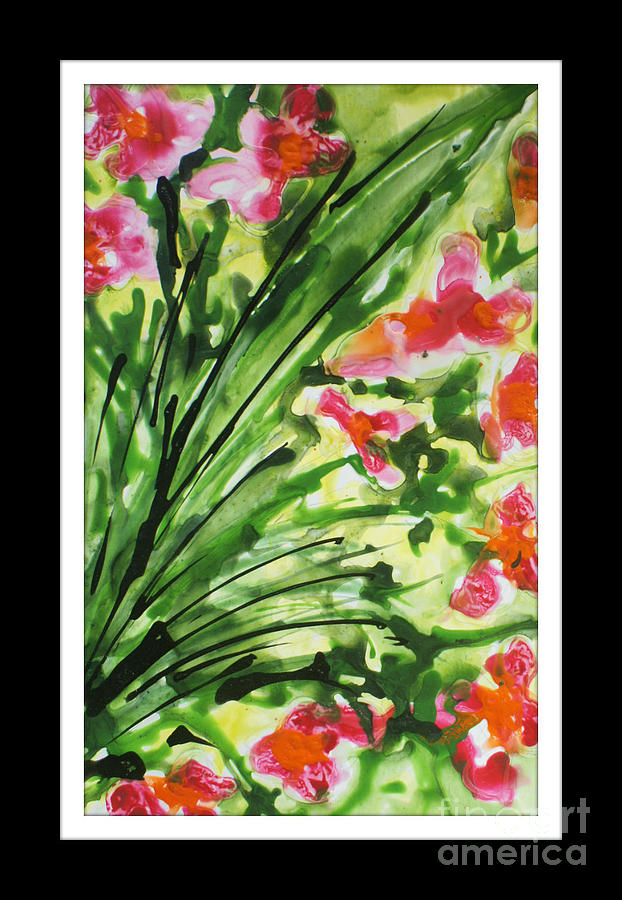 Flower Painting - Zenmoksha Flowers #3237 by Baljit Chadha