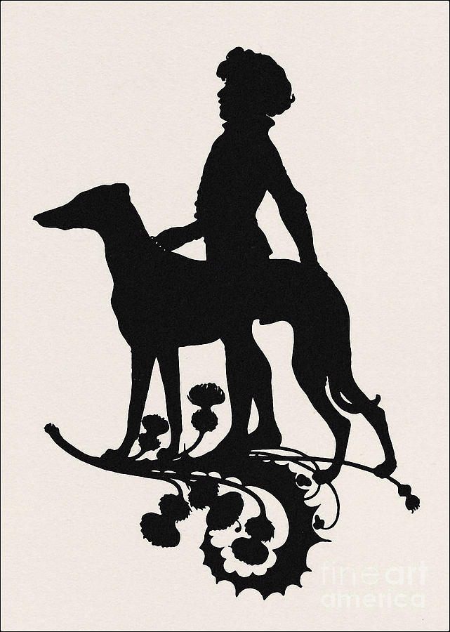 A Silhouette Illustration For Midsummer Night Dream By Shakespea Drawing