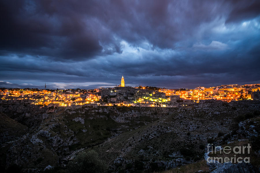 Architecture Photograph - Matera city of stones #33 by Sabino Parente
