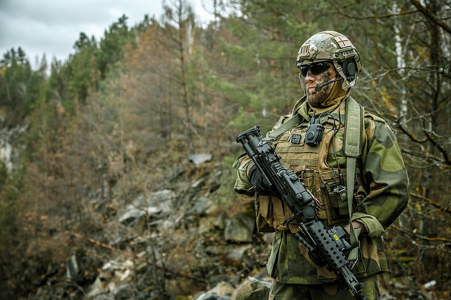 Norwegian Rapid Reaction Special Forces #33 Photograph by Oleg Zabielin