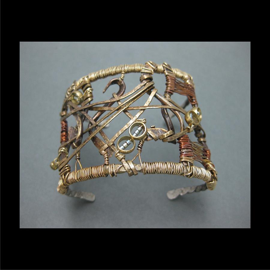 331 Double Circle Cuff Jewelry by Brenda Berdnik