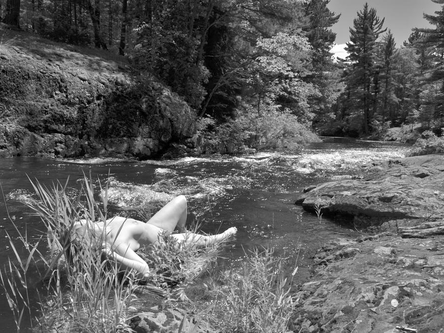 3323 Beautiful River Nude Photograph by Chris Maher